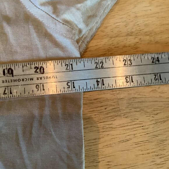 Howler Bros Gaucho Snapshirt Medium Frigates Pearl Snap Buttons Beige Khaki - Picture 3 of 5